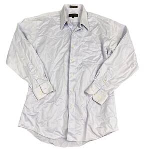 Mens Purple Robert Villini Long Sleeve Size 15.5  32/33 (Medium) EUC